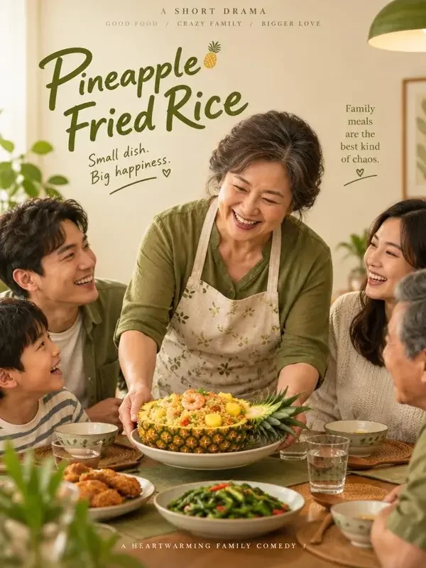 婆婆的菠萝炒饭 短剧封面 - 黄果短剧家庭治愈